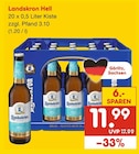 Aktuelle Bier Angebote bei Netto Marken-Discount in Dresden Aktuelles Hell Angebot bei Netto Marken-Discount in Dresden ab 11,99 €