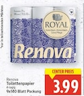 Toilettenpapier von Renova im aktuellen E center Prospekt