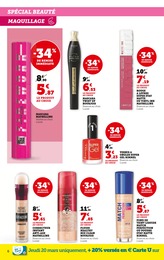 Offre Mascara dans le catalogue Super U du moment à la page 6