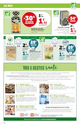 Prix et réduction Légumes bio dans le prospectus U Express en cours Offre Légumes bio dans le catalogue U Express du moment à la page 12