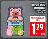 Bärchen-Wurst Mortadella im EDEKA Prospekt Bärchen-Wurst Mortadella von Reinert im aktuellen EDEKA Prospekt für 1,29 €