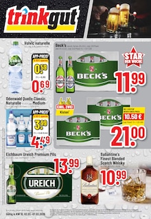 Aktueller Trinkgut Prospekt (Hemsbach, 8 Seiten zum blättern Trinkgut Prospekt Aktuelle Angebote mit 8 Seiten