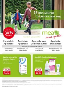 mea - meine apotheke, UNSERE MÄRZ-ANGEBOTE für Berlin