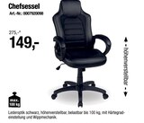 Chefsessel Angebote bei Opti-Wohnwelt Suhl für 149,00 €