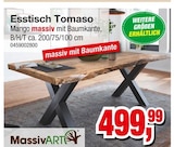 Esstisch Tomaso im Angebot bei Die Möbelfundgrube in Kaiserslautern Esstisch Tomaso Angebote von MassivART bei Die Möbelfundgrube Kaiserslautern für 499,99 €