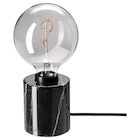 Tischleuchte + LED-Leuchtmittel schwarz/Klarglas grau von MARKFROST / MOLNART für 32,98 € bei IKEA im Angebot Tischleuchte + LED-Leuchtmittel schwarz/Klarglas grau von MARKFROST / MOLNART im aktuellen IKEA Prospekt
