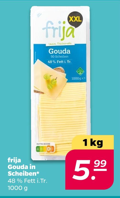 Gouda in Scheiben