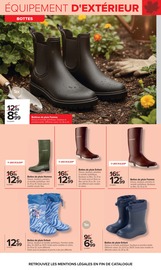 Promos Chaussures dans le catalogue "JARDIN" de Carrefour Chaussures en promo dans le catalogue Carrefour à la page 24