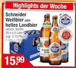 Weißbier von Schneider im aktuellen Getränke City Prospekt für 15,99 €