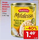 Mildessa Sauerkraut im Angebot bei Netto Marken-Discount in Heidenheim Mildessa Sauerkraut Angebote von Hengstenberg bei Netto Marken-Discount Heidenheim für 1,49 €