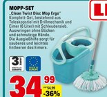 MOPP-SET "Clean Twist Disc Mop Ergo" Angebote von Leifheit bei E center Ludwigshafen für 34,99 €