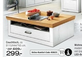 Aktuelles Couchtisch Angebot bei Ostermann in Duisburg ab 299,00 €