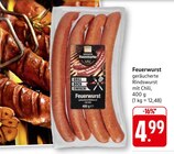 EDEKA Sternenfels - Feuerwurst Angebot im Prospekt Feuerwurst bei EDEKA im Sternenfels Prospekt für 4,99 €