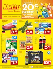 Aktueller Netto Marken-Discount Prospekt mit Bier, "Aktuelle Angebote", Seite 1