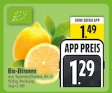 Aktuelle Zitronen Angebote bei EDEKA in München Aktuelles Bio-Zitronen Angebot bei EDEKA in München ab 1,29 €