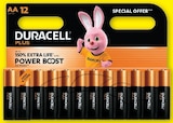 Pack de 12 piles - Duracell Plus en promo chez Super U Saint-Nazaire à 6,99 €