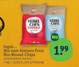 Aktuelles Bio-Kessel-Chips Paprika Angebot bei tegut in Ludwigshafen (Rhein) ab 1,99 €