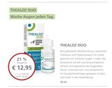 Linda Premiumapotheke Sandhausen - Thealoz Duo Angebot im Prospekt Thealoz Duo bei Linda Premiumapotheke im Sandhausen Prospekt für 12,95 €