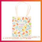 B&M - Tote bag 36.5x42cm merci : offre du catalogue Promo Tote bag 36.5x42cm merci à 2,98 € dans le catalogue B&M ""