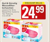 Wasserfilterkartuschen Angebote von Gut & Günstig bei WEZ Minden für 24,99 €