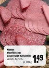 Aktuelles Westfälischer Dauerwurst-Aufschnitt Angebot bei REWE in Mülheim (Ruhr) ab 1,49 €