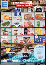 EDEKA Prospekt für Regensburg mit 1 Seite EDEKA Prospekt "Angebote zum Abheben - Preise zum Zugreifen!" für Regensburg, 1 Seite, 09.10.2025 - 11.10.2025