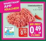 Marktkauf Bautzen - Schweinelackfleisch Angebot im Prospekt Schweinelackfleisch bei Marktkauf im Bautzen Prospekt für 0,49 €