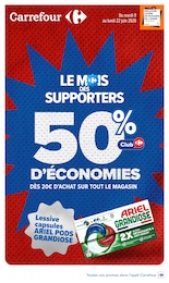 Catalogue Supermarchés Carrefour en cours à Gavray et alentours, LE MOIS DES SUPPORTERS, 93 pages, 09/06/2026 - 22/06/2026