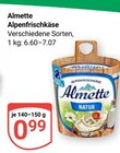 Alpenfrischkäse von Almette für 0,99 € bei GLOBUS im Angebot Alpenfrischkäse von Almette im aktuellen GLOBUS Prospekt