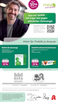 Aktueller mea - meine apotheke Prospekt "Unsere November-Angebote" Seite 1 von 4 Seiten für Schramberg