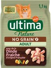 Croquettes chat adulte sans céréales à la dinde - ULTIMA NATURE - Intermarché Super Croquettes chat adulte sans céréales à la dinde - ULTIMA NATURE à 2,14 € dans le catalogue Intermarché Super