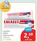 budni Norderstedt - Aktiv Zahncreme Angebot im Prospekt Aktiv Zahncreme bei budni im Norderstedt Prospekt für 2,69 €