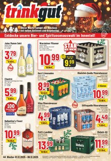 Warsteiner im Trinkgut Prospekt "Aktuelle Angebote" mit 22 Seiten (Bottrop)