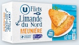 Filets de Limande du Nord Meunière Surgelé - U en promo chez Super U Filets de Limande du Nord Meunière Surgelé - U dans le catalogue Super U