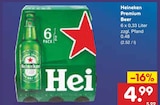 Premium Beer Angebote von Heineken bei Netto Marken-Discount Emmerich für 4,99 €