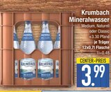 Mineralwasser von Krumbach im aktuellen EDEKA Prospekt für 3,99 €