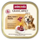 Animonda Dog GranCarno Country Adult Rind, Gans + Kürbis 150 g bei Zookauf im Prospekt "" für 0,99 €