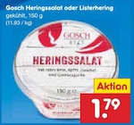 Heringssalat von Gosch im aktuellen Netto Marken-Discount Prospekt für 1,79 €