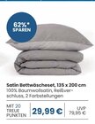 Satin Bettwäscheset, 135 x 200 cm Angebote bei EDEKA Straubing für 29,99 €