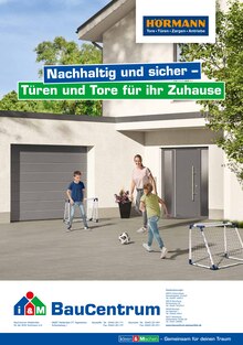 i&M BauCentrum Prospekt Nachhaltig und sicher -  Türen und Tore für Ihr Zuhause mit  Seiten in Mertendorf und Umgebung