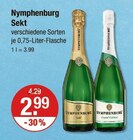 Sekt Angebote von Nymphenburg bei V-Markt Kaufbeuren für 2,99 €