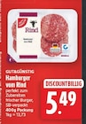 Hamburger vom Rind von GUT&GÜNSTIG für 5,49 € bei E center im Angebot Hamburger vom Rind von GUT&GÜNSTIG im aktuellen E center Prospekt