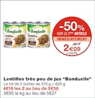 Promo Lentilles très peu de jus à 2,09 € dans le catalogue Monoprix à Juvigny