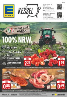 Aktueller EDEKA Prospekt "Aktuelle Angebote" Seite 1 von 24 Seiten für Oberhausen