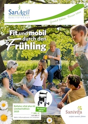 Aktueller SanAgil Sanitätshaus Sanitätshaus Prospekt in Minden und Umgebung, "Fit und mobil durch den Frühling" mit 6 Seiten, 13.03.2025 - 31.05.2025