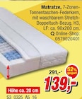 Aktuelles Matratze Angebot bei Opti-Megastore in Bremen ab 139,00 €