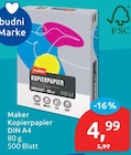 Maker Kopierpapier von budni Marke im aktuellen budni Prospekt
