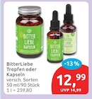 BitterLiebe Tropfen für 12,99 € bei budni im Angebot BitterLiebe Tropfen im aktuellen budni Prospekt