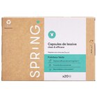 Lessive en capsules - SPRING en promo chez Carrefour Market Romans-sur-Isère à 7,66 €
