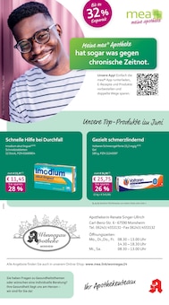 Aktueller mea - meine apotheke Prospekt "Unsere Juni-Angebote" für Flörsheim-Dalsheim Aktueller mea - meine apotheke Prospekt für Flörsheim-Dalsheim mit Seiten